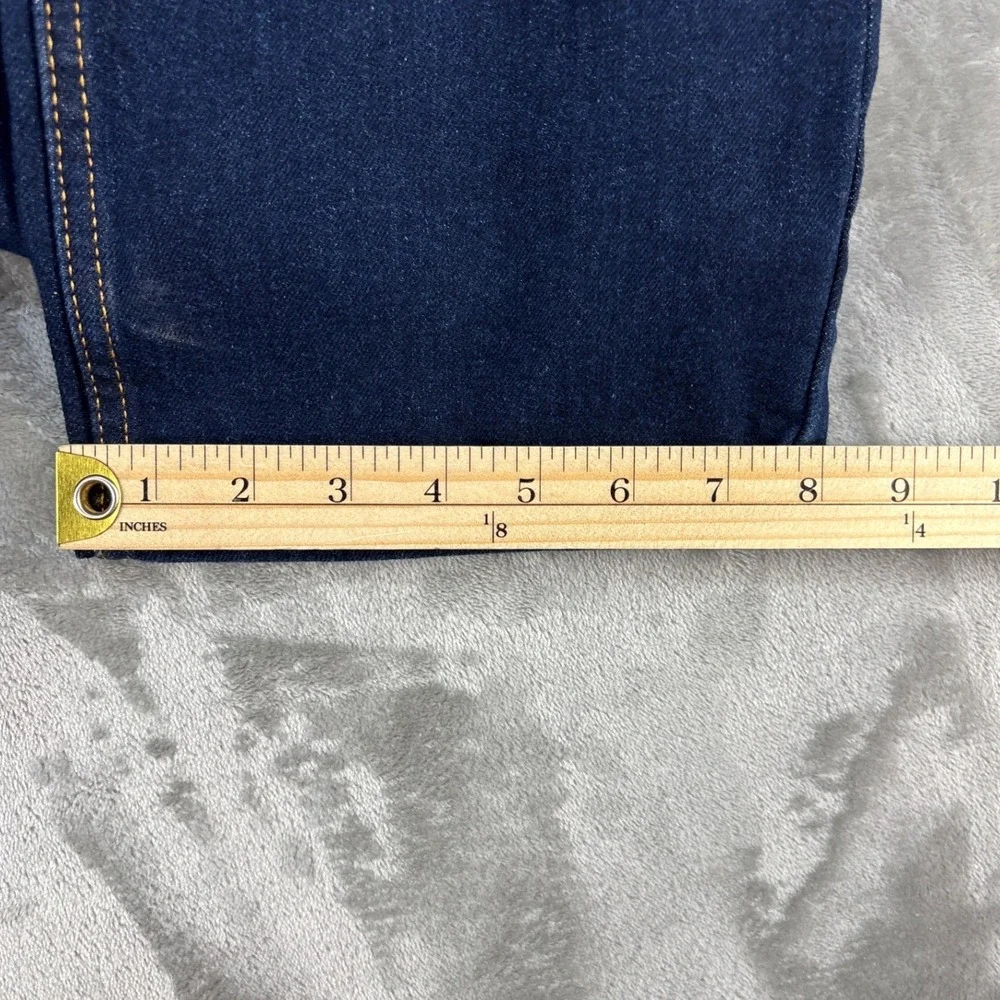 Levi's Jeans Mens 38x30 514 Straight Dark Wash Indigo Stretch Denim NEW